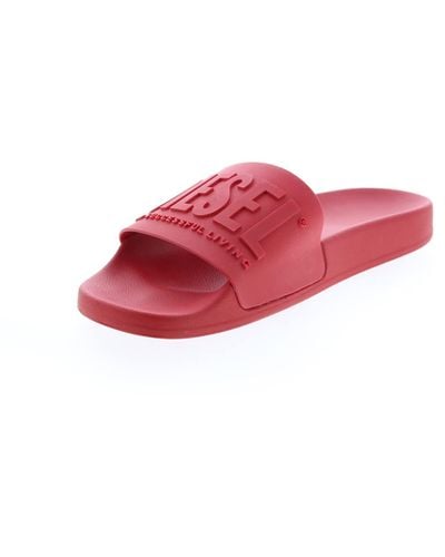 DIESEL Sa-mayemi Slide Sandal - Rot