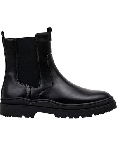 Pepe Jeans Soda Track Chelsea M Boots - Black