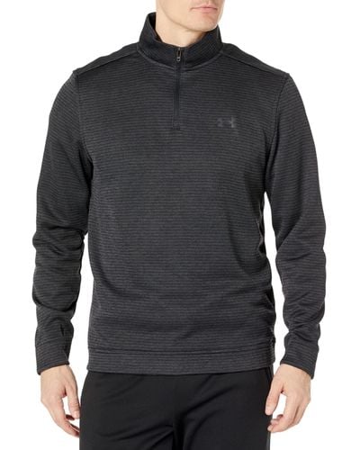 Under Armour Storm Sweater Fleece 1/4 Zip Black/Black XLT - Grau