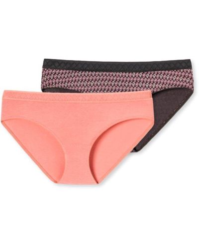 Schiesser Hipster Slip Doppelpack farblich Sortiert - 158539, Größe :44, Farbe:Sortiert - Pink