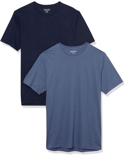 Amazon Essentials Slim-fit Short-sleeve Crewneck T-shirt - Blue
