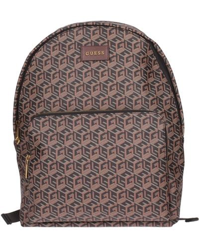 Guess EDERLO Backpack with Bag - Braun