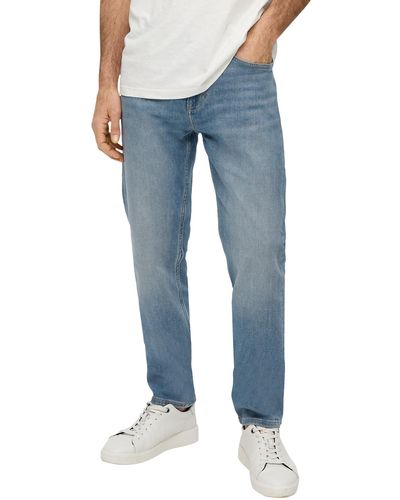 S.oliver Jeans Mauro/Regular Fit/Hight Waist/Tapered Leg blau 36/32