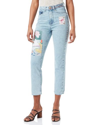 Desigual Denim_Los an Jeans - Bleu