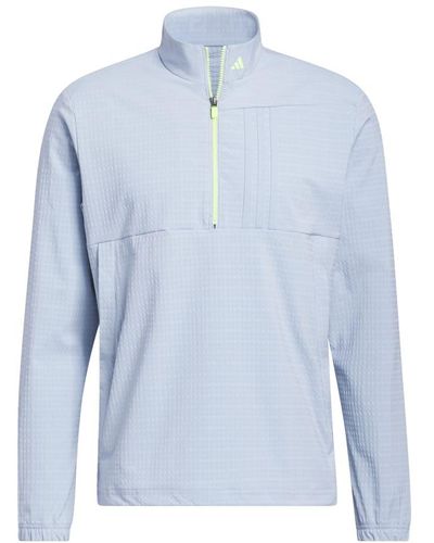 adidas Golf Ultimate365 Tour Wind.rdy Half-zip Pullover - Blue