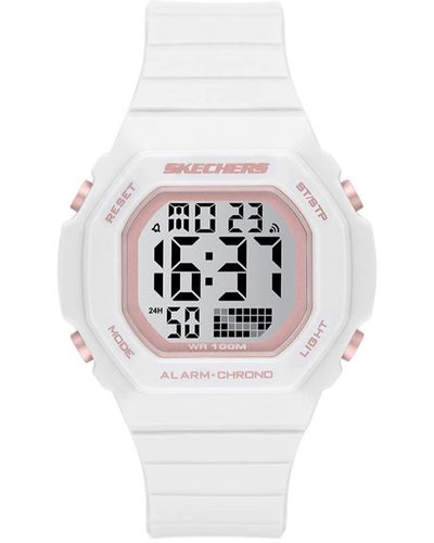 Skechers Sport Digital Chronograph Watch - White