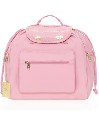 Mandarina Duck Nützlichkeit Rucksack - Pink