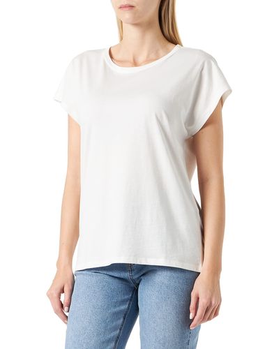 Vero Moda Vmpia SS Wide Top Noos T-Shirt - Bianco