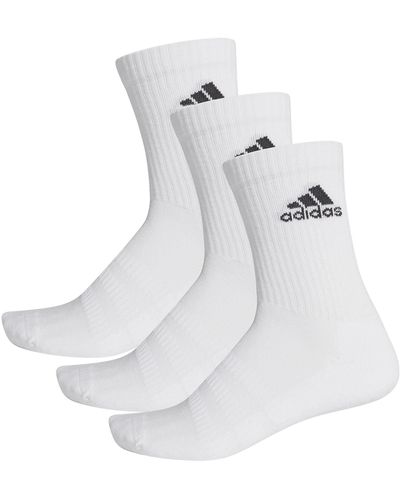 adidas 12 pair Performance CUSHIONED CREW 3p Tennis Socks sport socks - Blanc