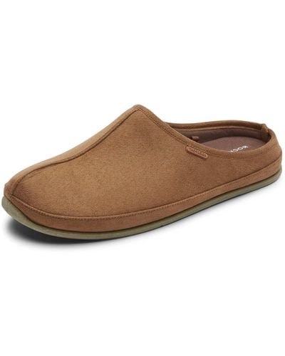 Rockport Warwick Clog Mule - Brown