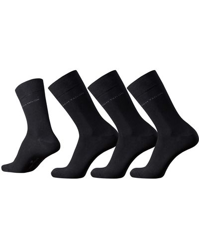 Tom Tailor Socke 3 er Pack 9003 / men basic socks 3 pack - Schwarz