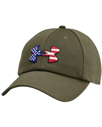 Under Armour Freedom Blitzing Adjustible Hat, - Green