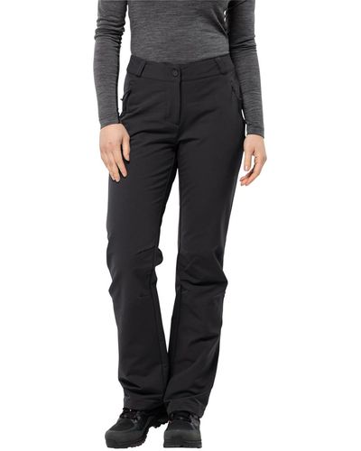 Jack Wolfskin Activate Thermic Trousers W Hiking Trousers - Black