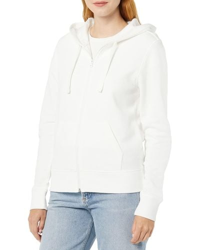 Amazon Essentials French Terry Full-zip Hoodie_ob - White