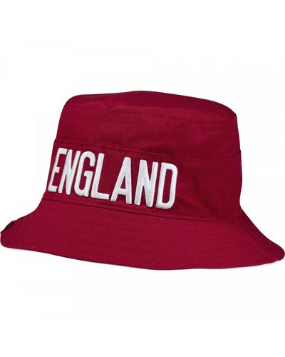 adidas England Reversible Bucket Hat Fischerhut - Rot