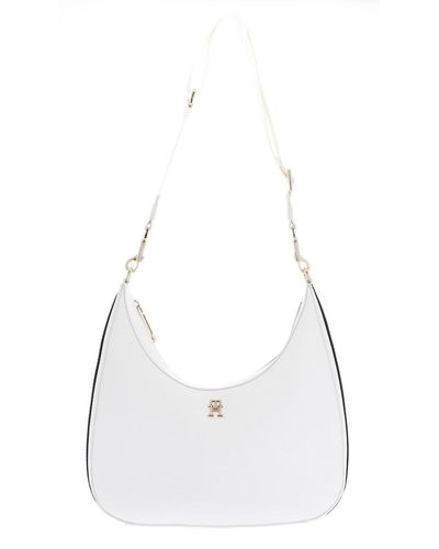 Tommy Hilfiger Th Essential Sc Crossover Bag Ecru - White