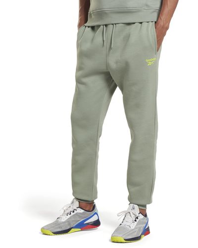 Reebok Identity Fleece Pantaloni della Tuta - Verde
