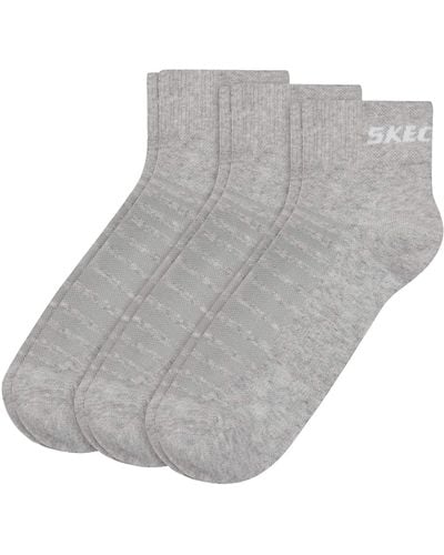 Skechers Quarter Socks - Grey