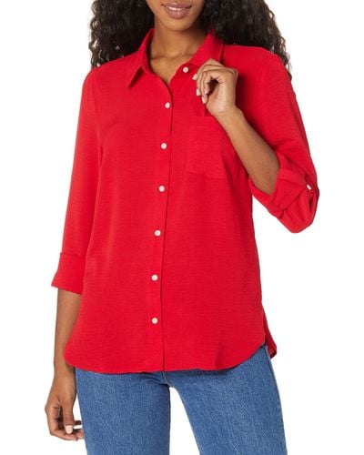 Tommy Hilfiger Chemises boutonnées pour femmes - Rouge