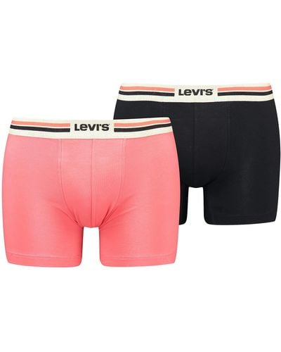 Levi's Placed Sportwear Logo Boxer - Rot