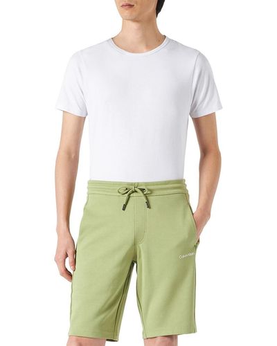 Calvin Klein Interlock Micro Logo Sweatshorts Lssige Shorts - Mehrfarbig