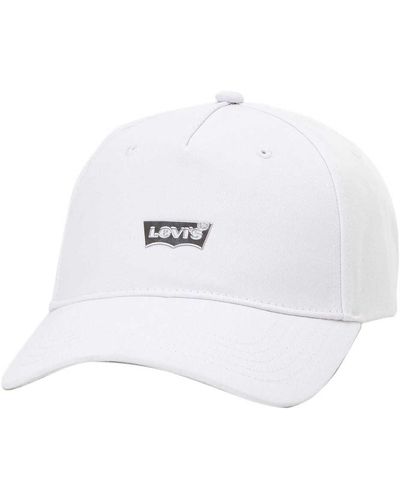 Levi's Mixte METALLIC HOUSEMARK LOGO CAP - Blanc