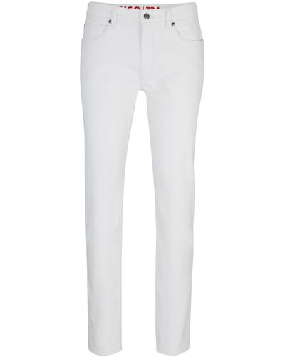 HUGO 734 Jeans_Trousers - Weiß