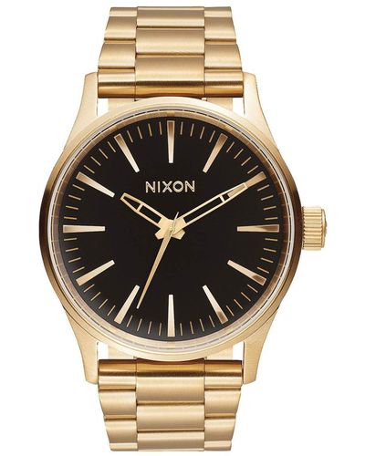 Nixon S Analogue Quartz Watch With Stainless Steel Strap A4501604 - Metallic