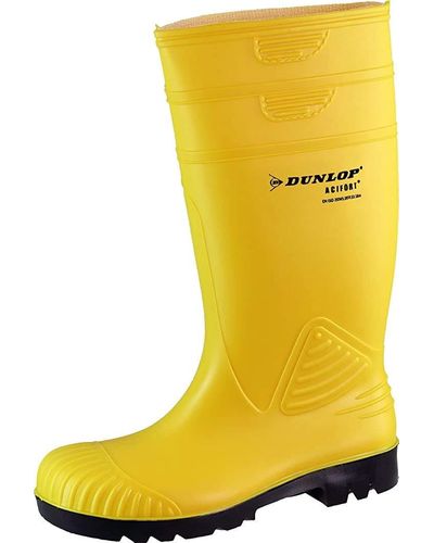 Dunlop Acifort ,Gummistiefel,Regenstiefel,Arbeitsstiefel,Freizeitstiefel - Gelb