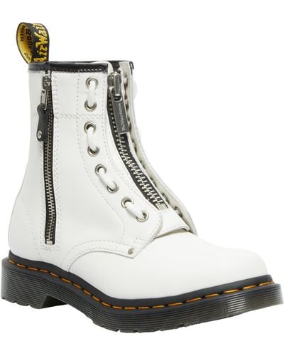 Dr. Martens 1460 Twin Zip Fashion Boot - White