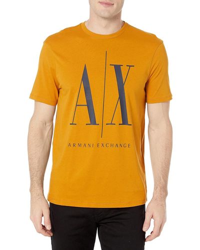 Emporio Armani A|X ARMANI EXCHANGE Icon Graphic T-Shirt - Gelb