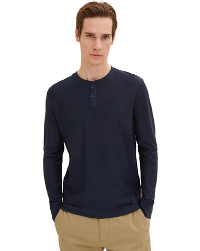 Tom Tailor 1035543 Longsleeve T-Shirt - Blau