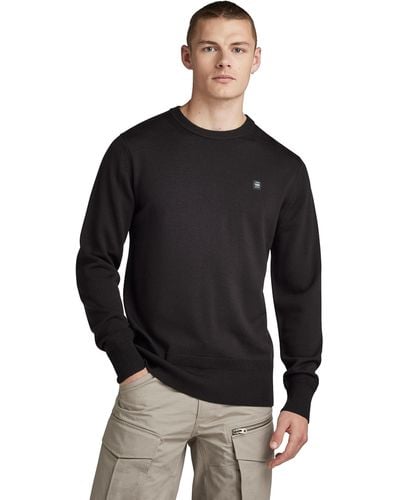 G-Star RAW Premium Core Knitted Pullover - Black