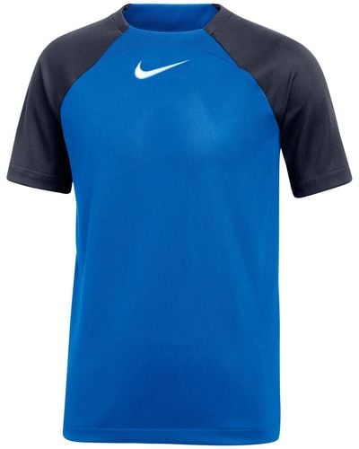 Nike Y NK DF ACDPR SS TOP K T-Shirt - Blau