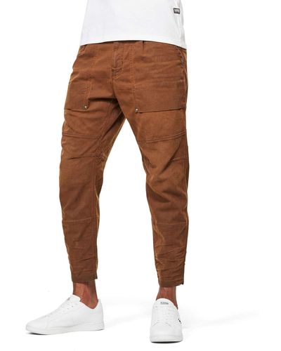 G-Star RAW Fatigue Relaxed Tapered Pantalones Casuales - Marrón