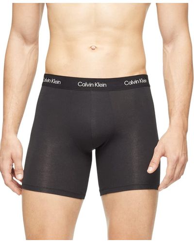 Calvin Klein Calzoncillos Tipo bóxer Ultra Suaves y Modernos Ropa Interior de Hombres - Negro
