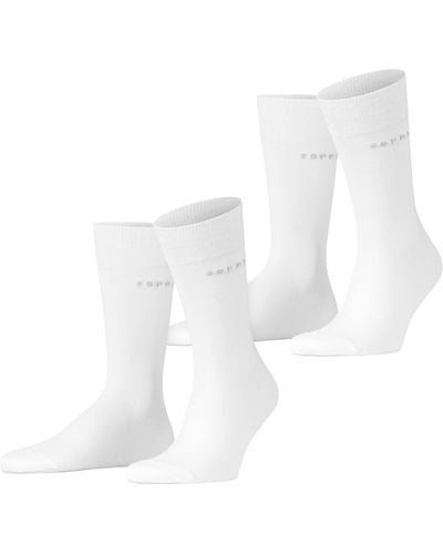 Esprit ESPRIT Basic Uni 2-Pack Socken Biologische Baumwolle Schwarz Weiß viele weitere Farben verstärkte socken ohne