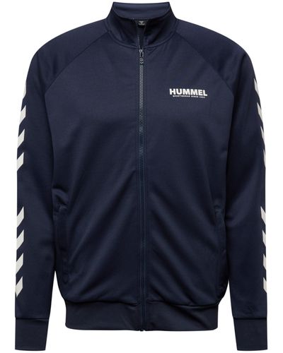 Hummel Sportjacke Legacy weiß/navy M - Blau