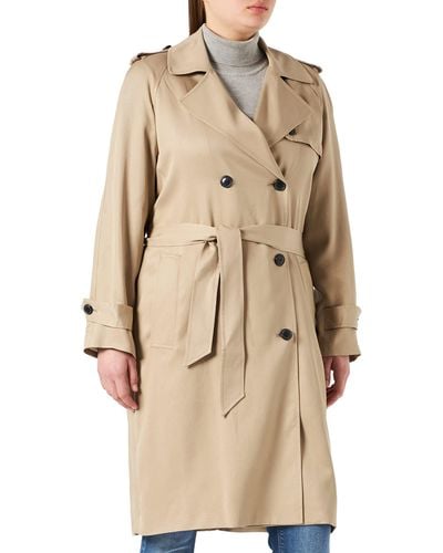 Tommy Hilfiger Db Trench Trenchcoat - Natur