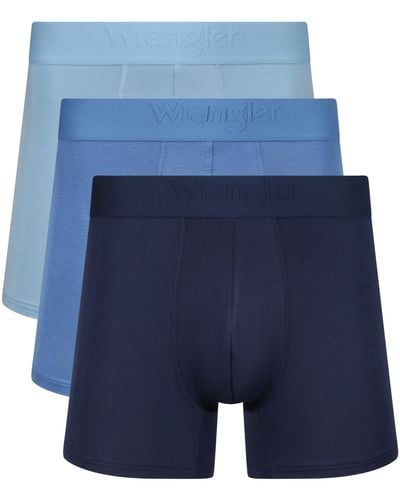 Wrangler Boxers in Blue/Navy Shades