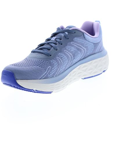 Skechers , Max Cushioning Delta Running Shoe, Blue/lavender, 3.5 Uk