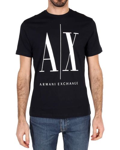 Emporio Armani Armani Exchange Icon Graphic T-Shirt - Schwarz