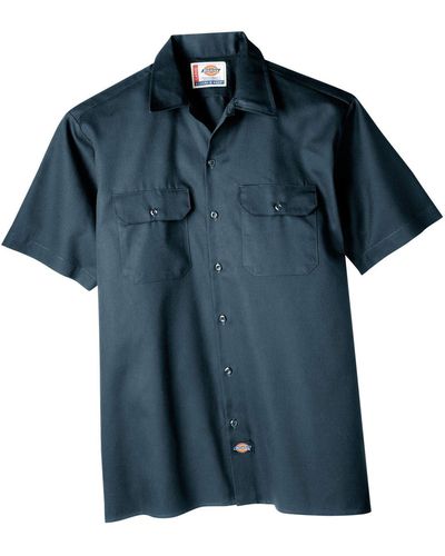 Dickies Short-sleeve Work Shirt - Blue