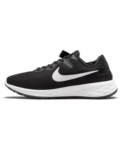 Nike Scarpa da running su strada facile da indossare revolution 6 flyease - Nero