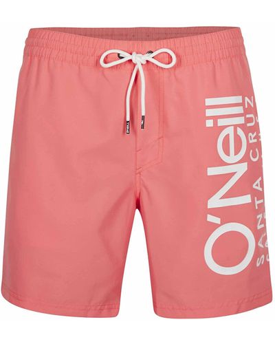 O'neill Sportswear Originale Cali 16" Shorts Costume a Pantaloncino - Rosa