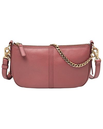 Fossil Shoulder Bag - Purple