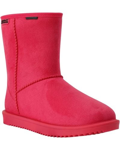 Regatta S Risley Mid Faxu Fur Boots - Pink