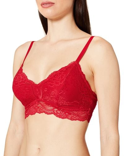 Iris & Lilly Lace Bralette - Red