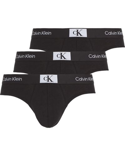 Calvin Klein Hip Brief 3PK - Noir