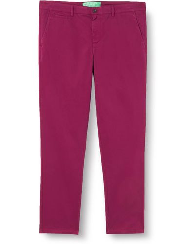 Benetton Trousers 4dkh55i18 - Red